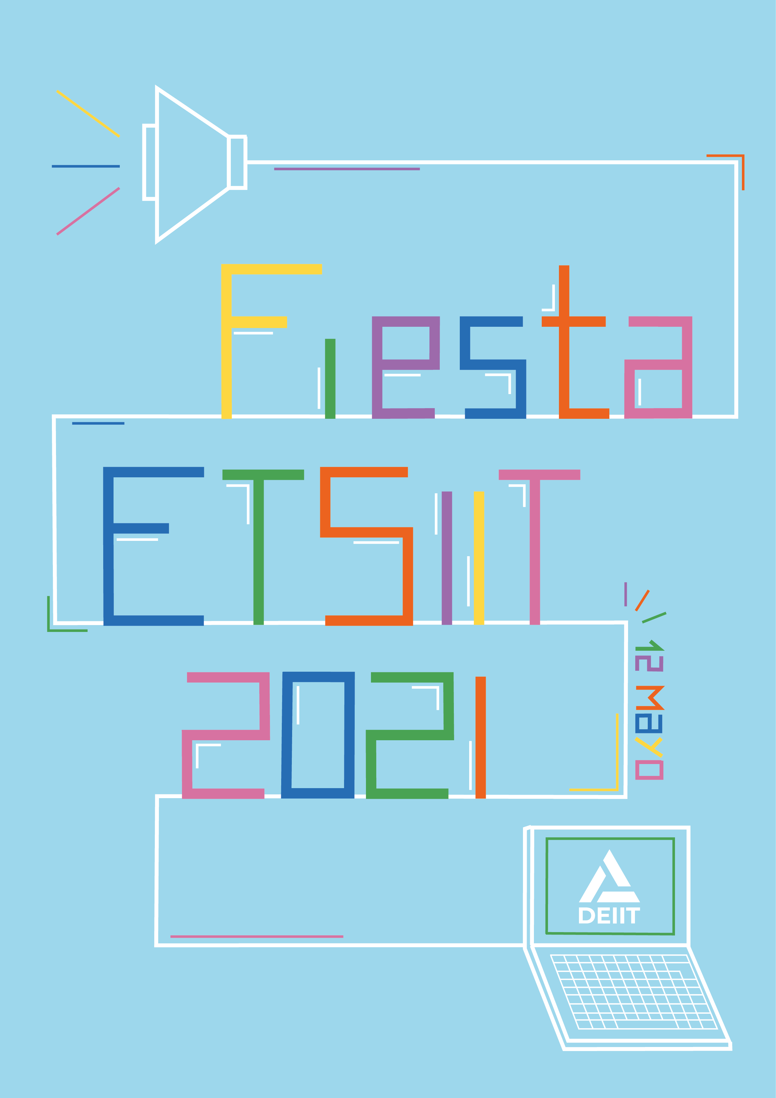 Cartel fiesta ETSIIT 2021