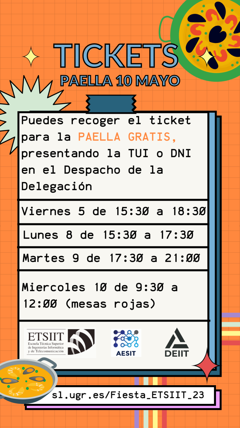 Tickets Paella Tickets Paella